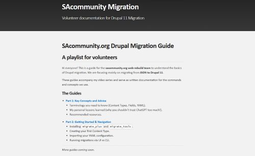 Drupal Migration Guides Blog