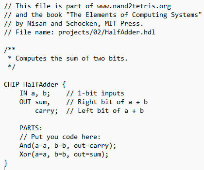Half-adder